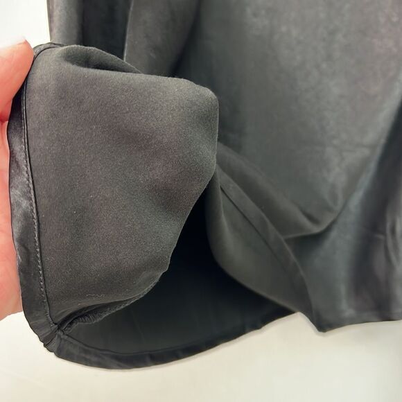 Charlie Holiday Black Satin Chelsea Skirt NWT - Picture 5 of 15